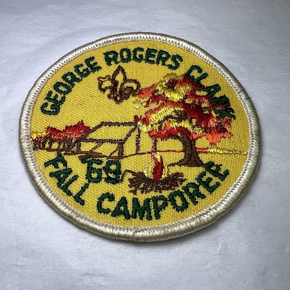 George‎ Rogers Clark 1969 Fall Camporee Patch Boy Scouts Vintage